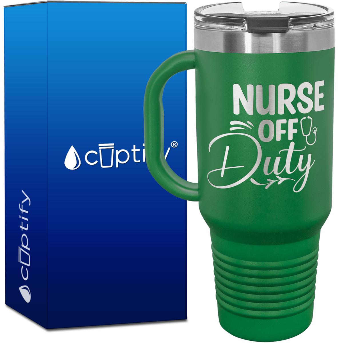 Nurse Off Duty 40oz Nurse Travel Mug