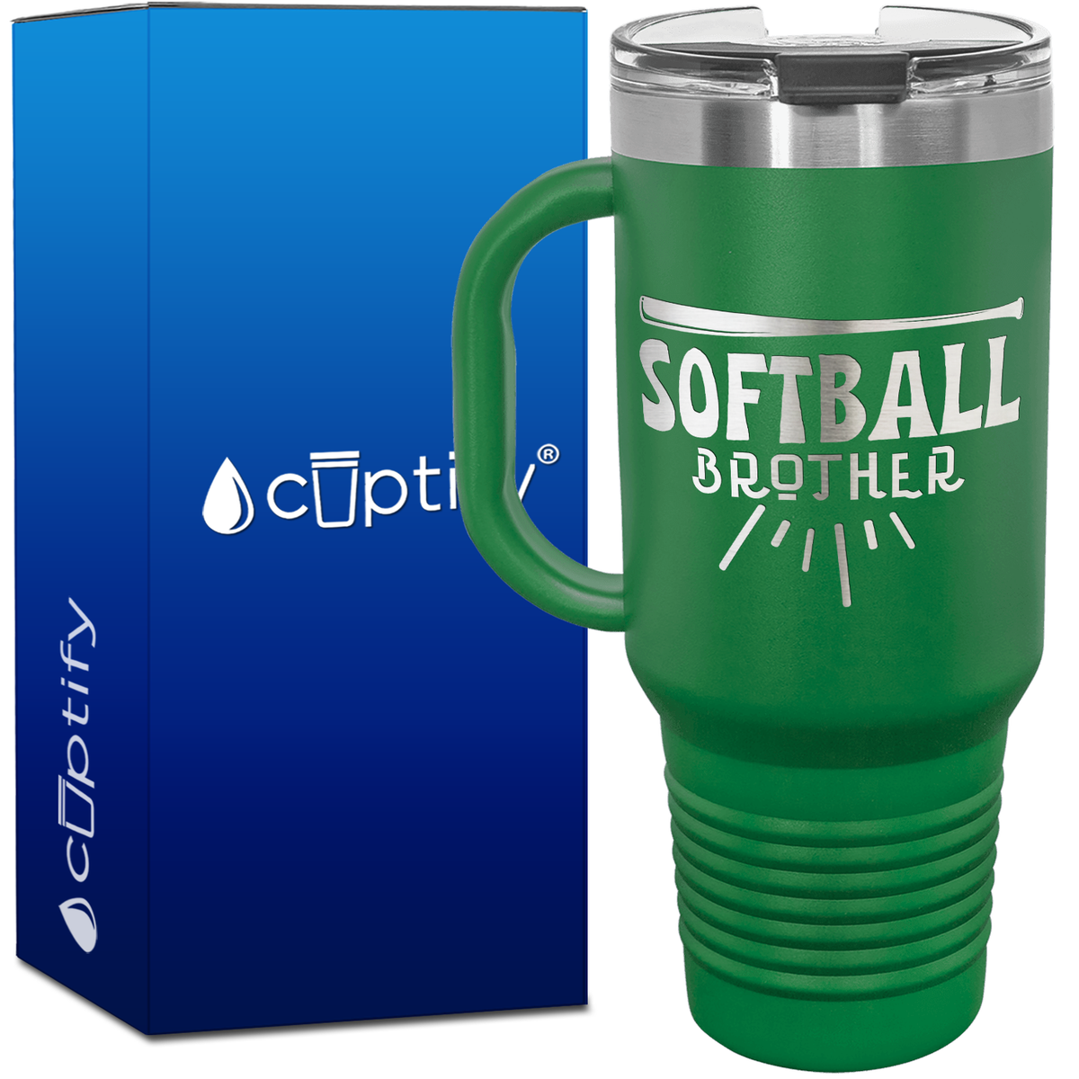 Softball Brother 40oz Softball Travel Mug
