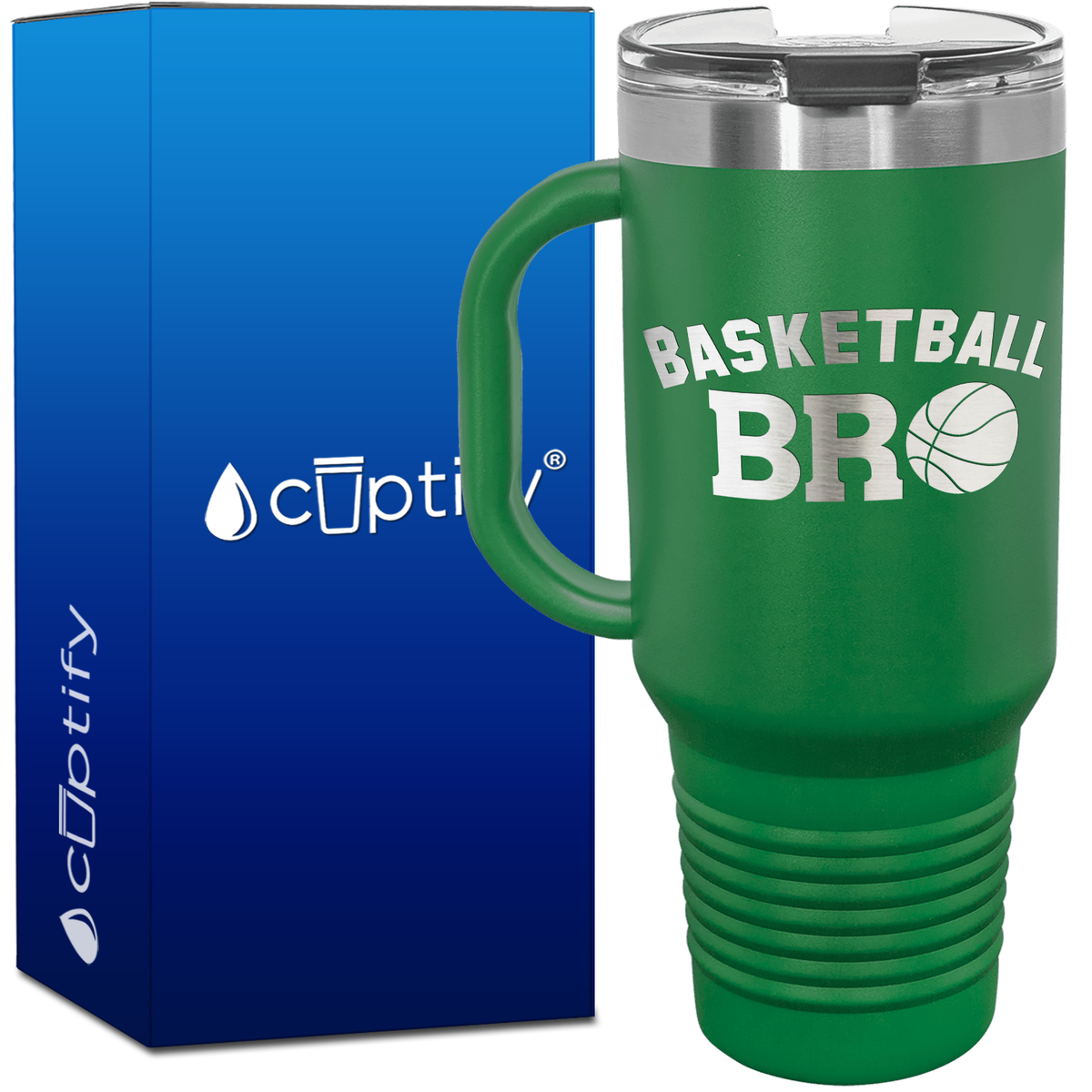 Basketball Bro 40oz Basketball Travel Mug