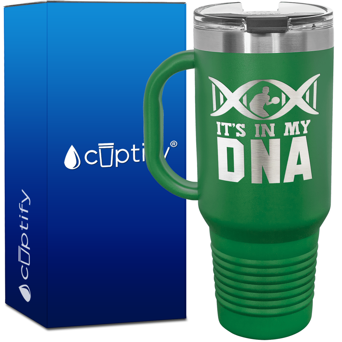 It's in My DNA 40oz Basketball Travel Mug