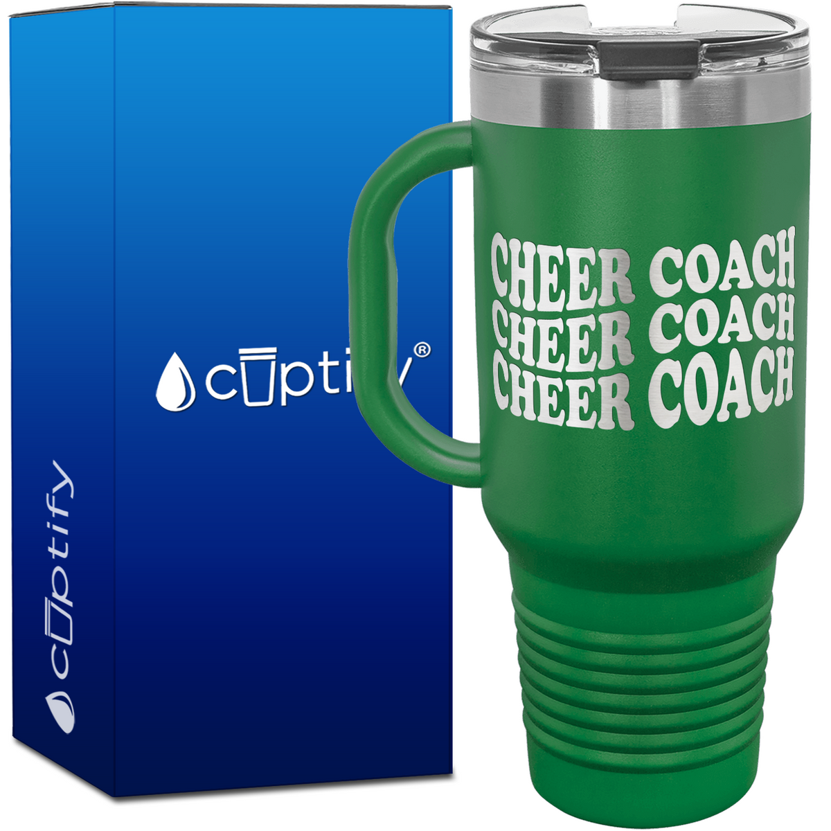 Cheer Coach x3 40oz Cheer Travel Mug