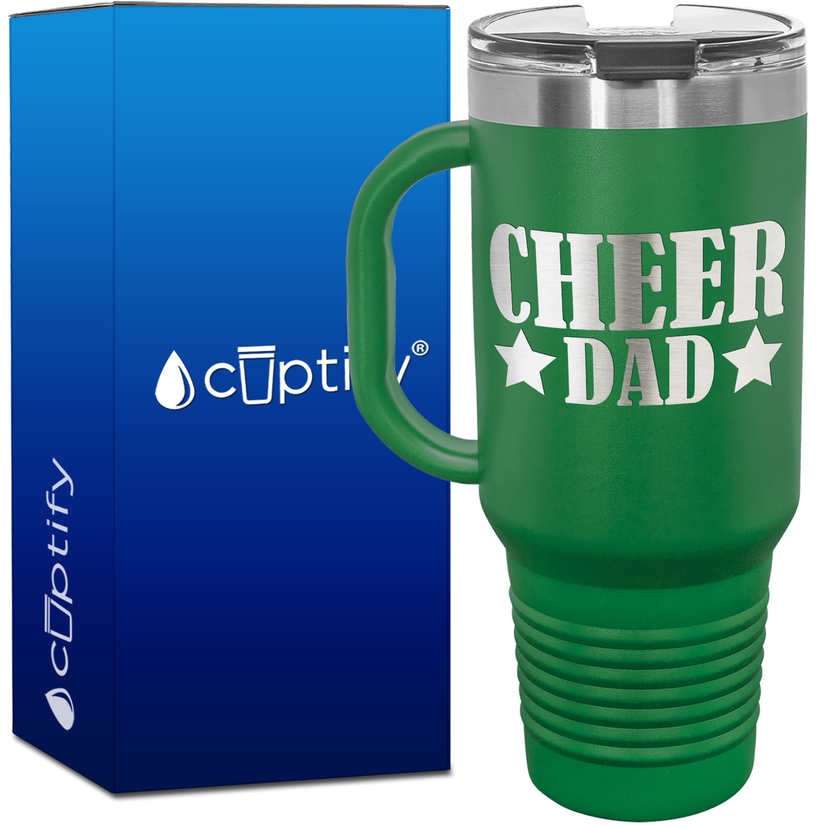 Cheer Dad 40oz Cheer Travel Mug