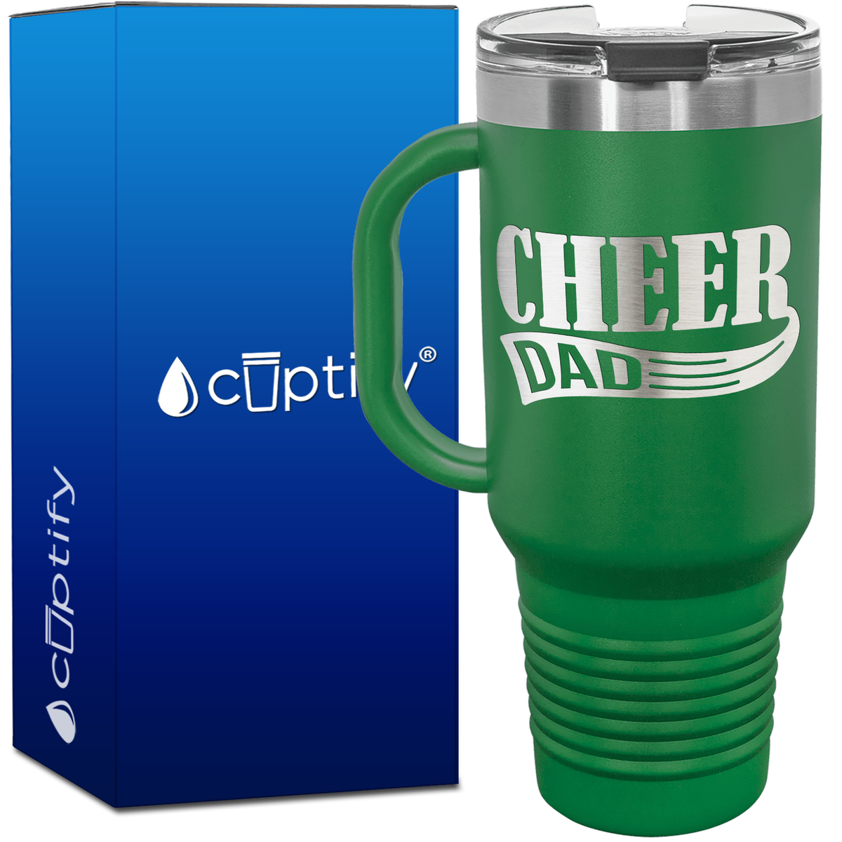 Cheer Dad 40oz Cheer Travel Mug