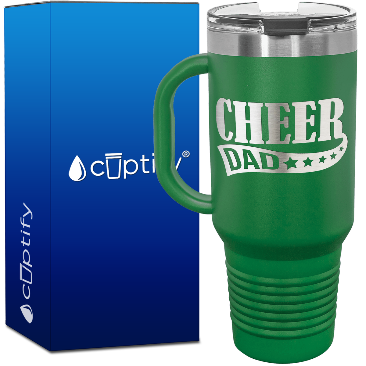 Cheer Dad 40oz Cheer Travel Mug