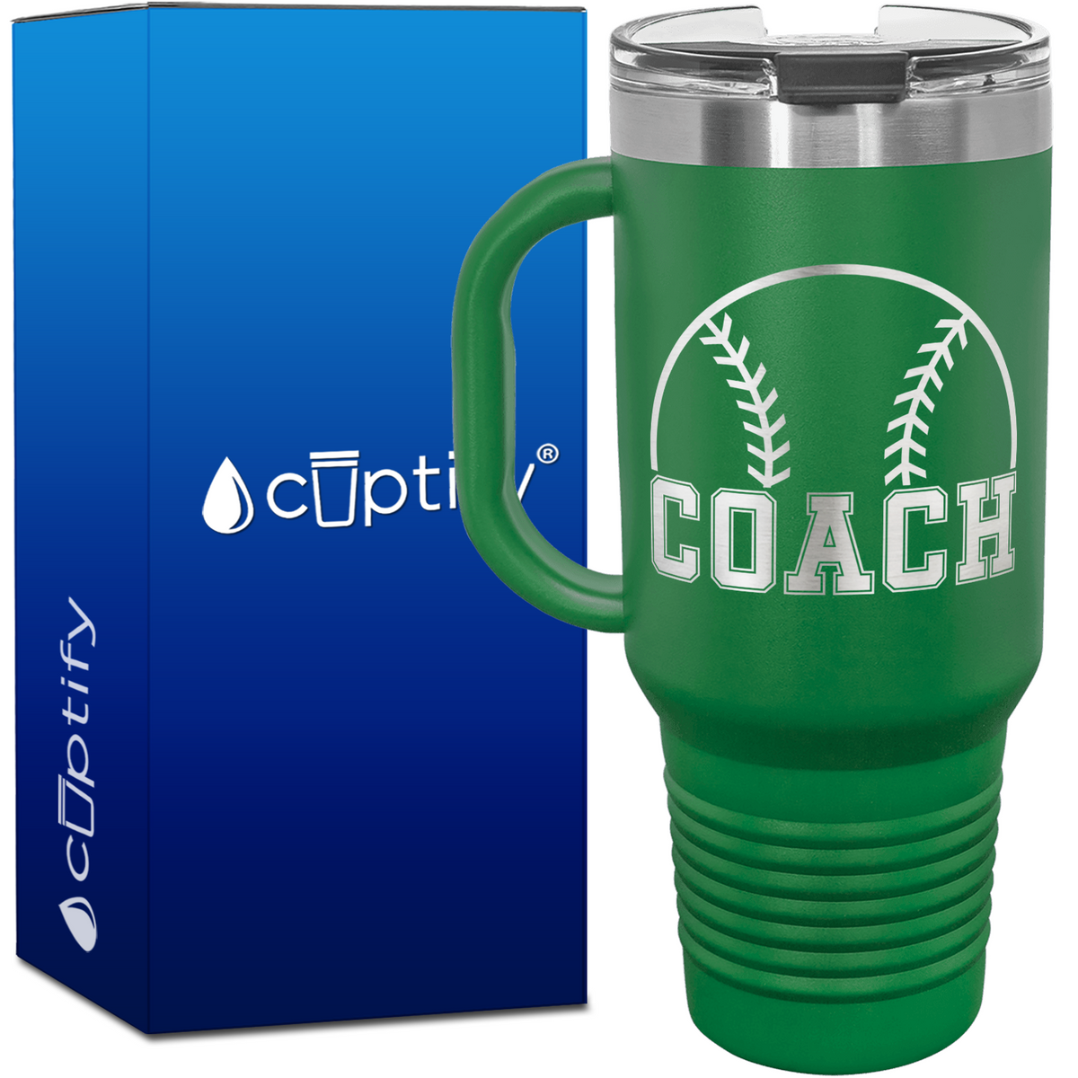 Baseball Coach 40oz Coach Travel Mug