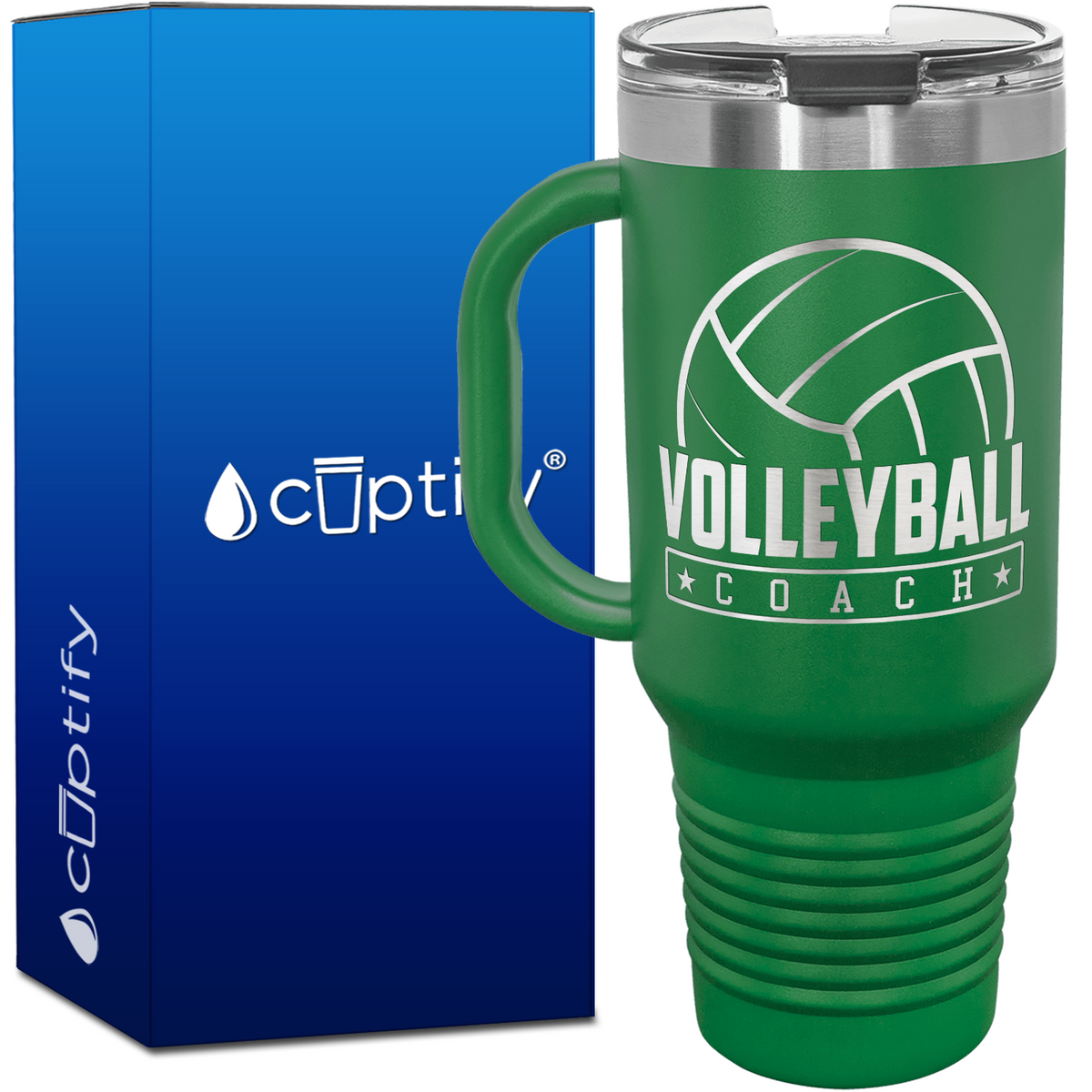 Volleyball Coach 40oz Coach Travel Mug