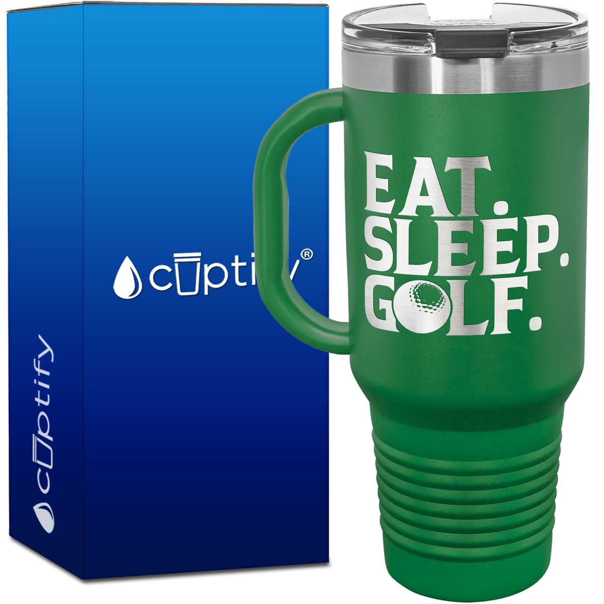 Eat Sleep Golf 40oz Golf Travel Mug
