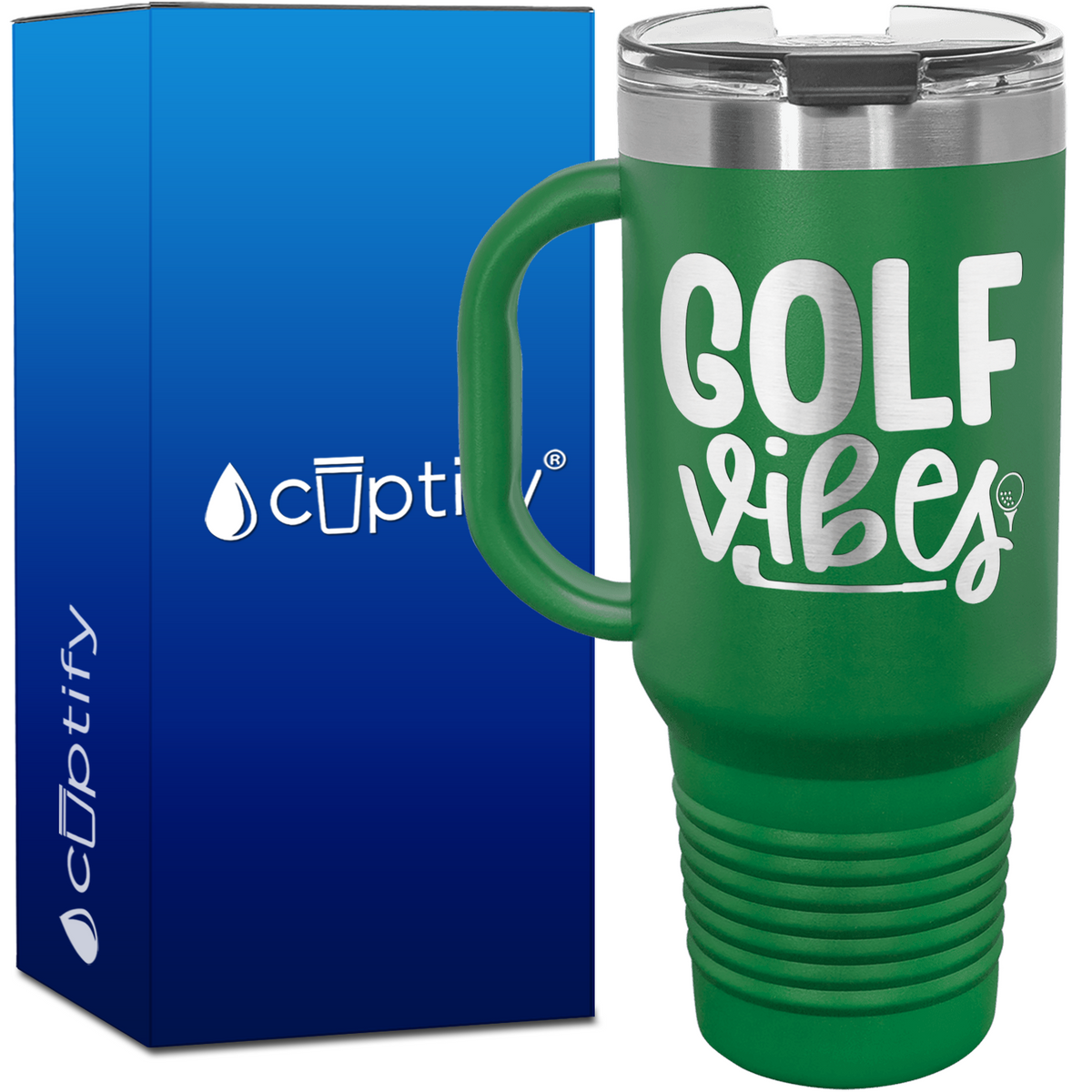Golf Vibes 40oz Golf Travel Mug