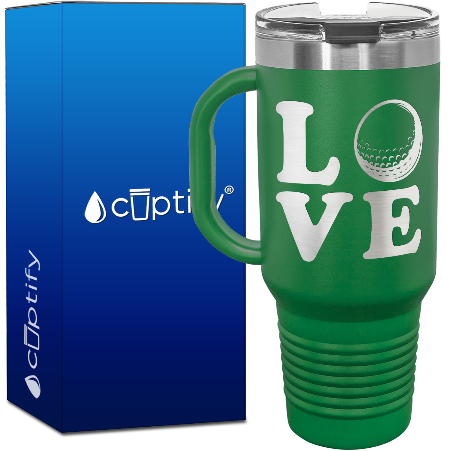 Love Golf 40oz Golf Travel Mug
