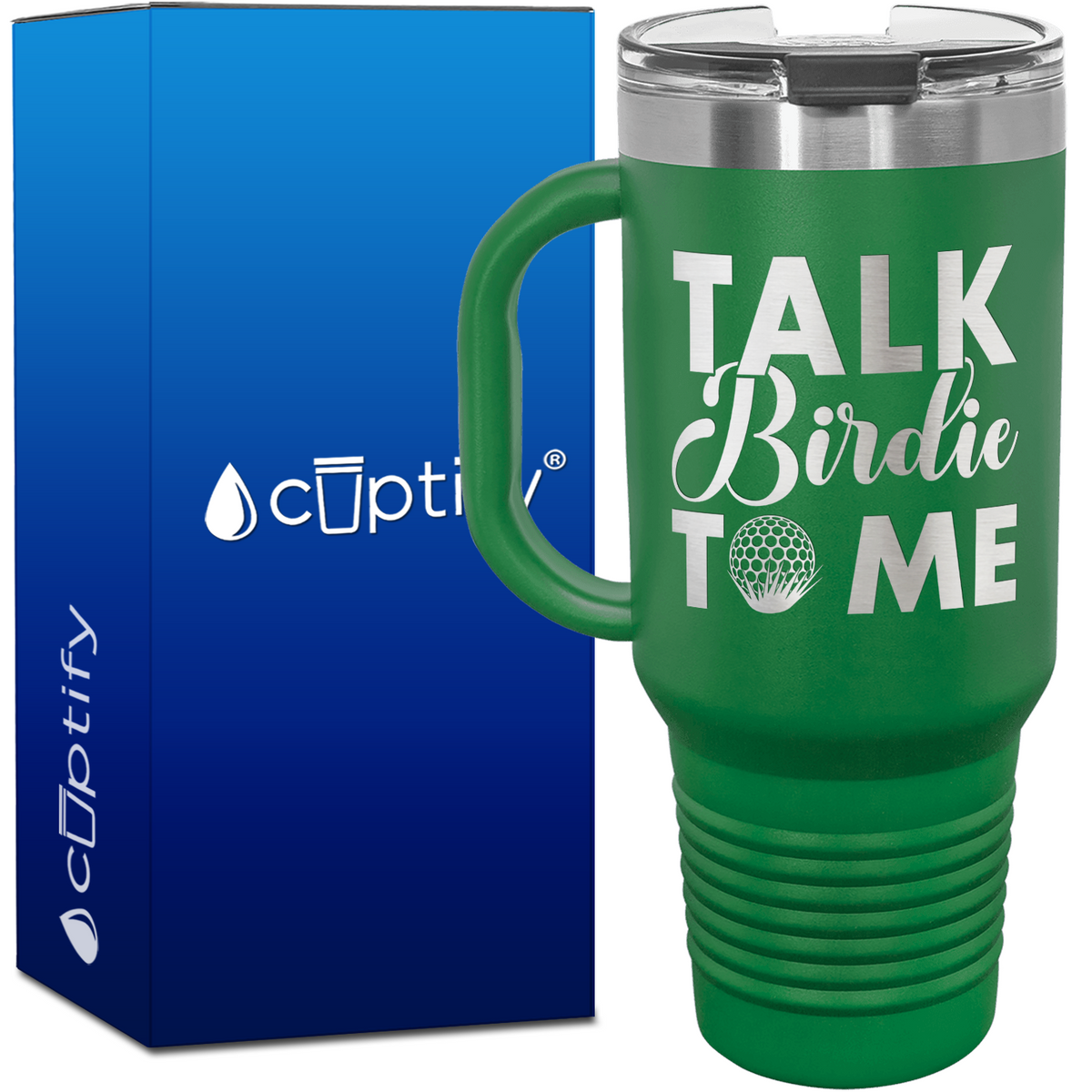 Talk Birdie to Me 40oz Golf Travel Mug