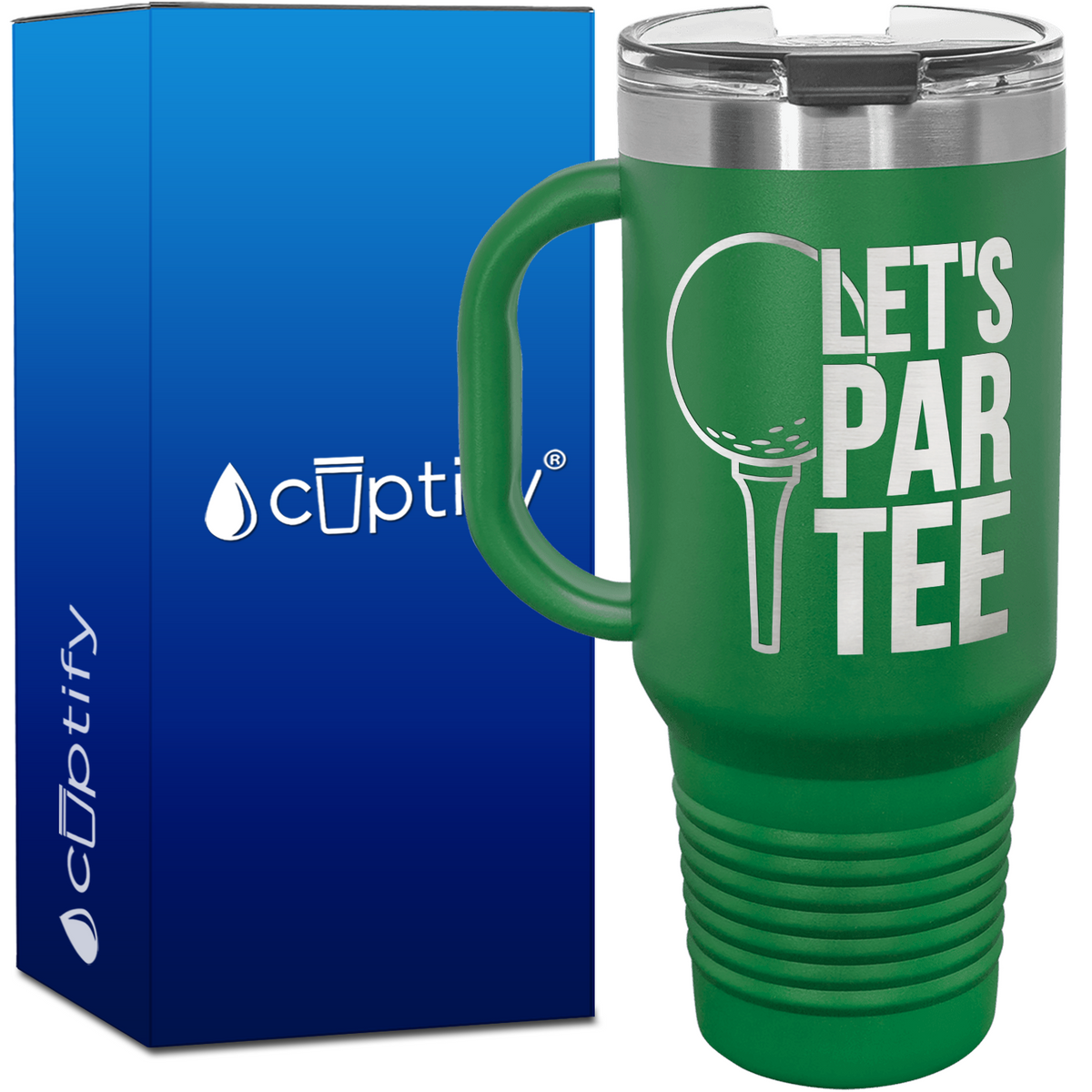 Golf Let's Par Tee 40oz Golf Travel Mug