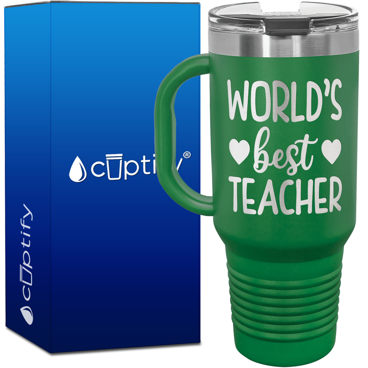 World's Best Teacher 40oz Teacher Travel Mug