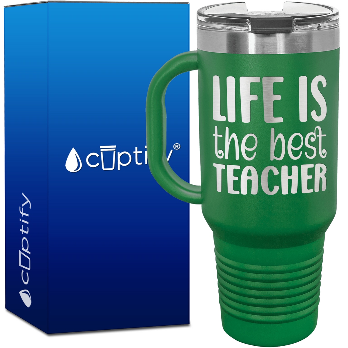 Life is the Best Teacher 40oz Teacher Travel Mug