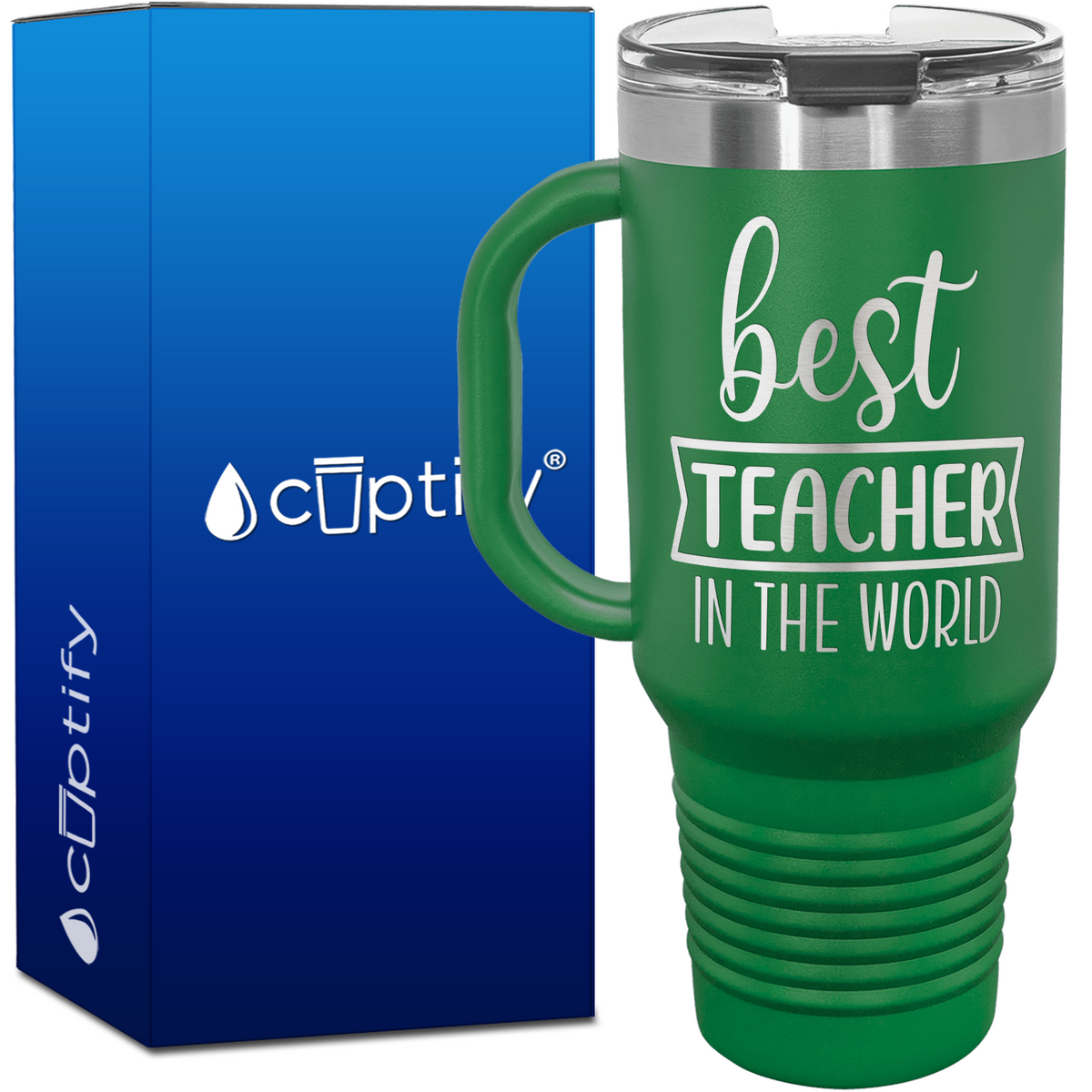 Best Teacher in the World 40oz Teacher Travel Mug