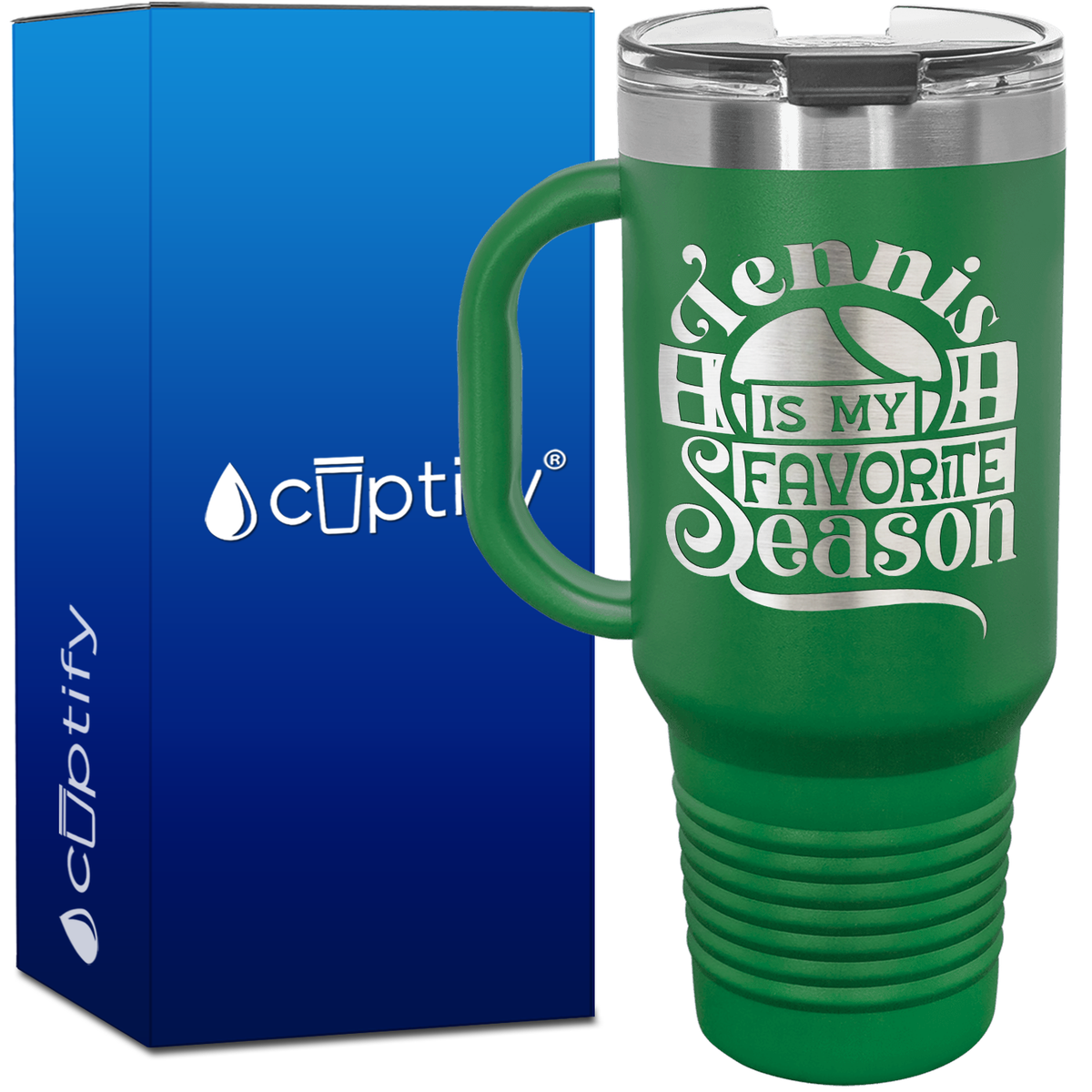 Tennis is My Favorite Season 40oz Tennis Travel Mug