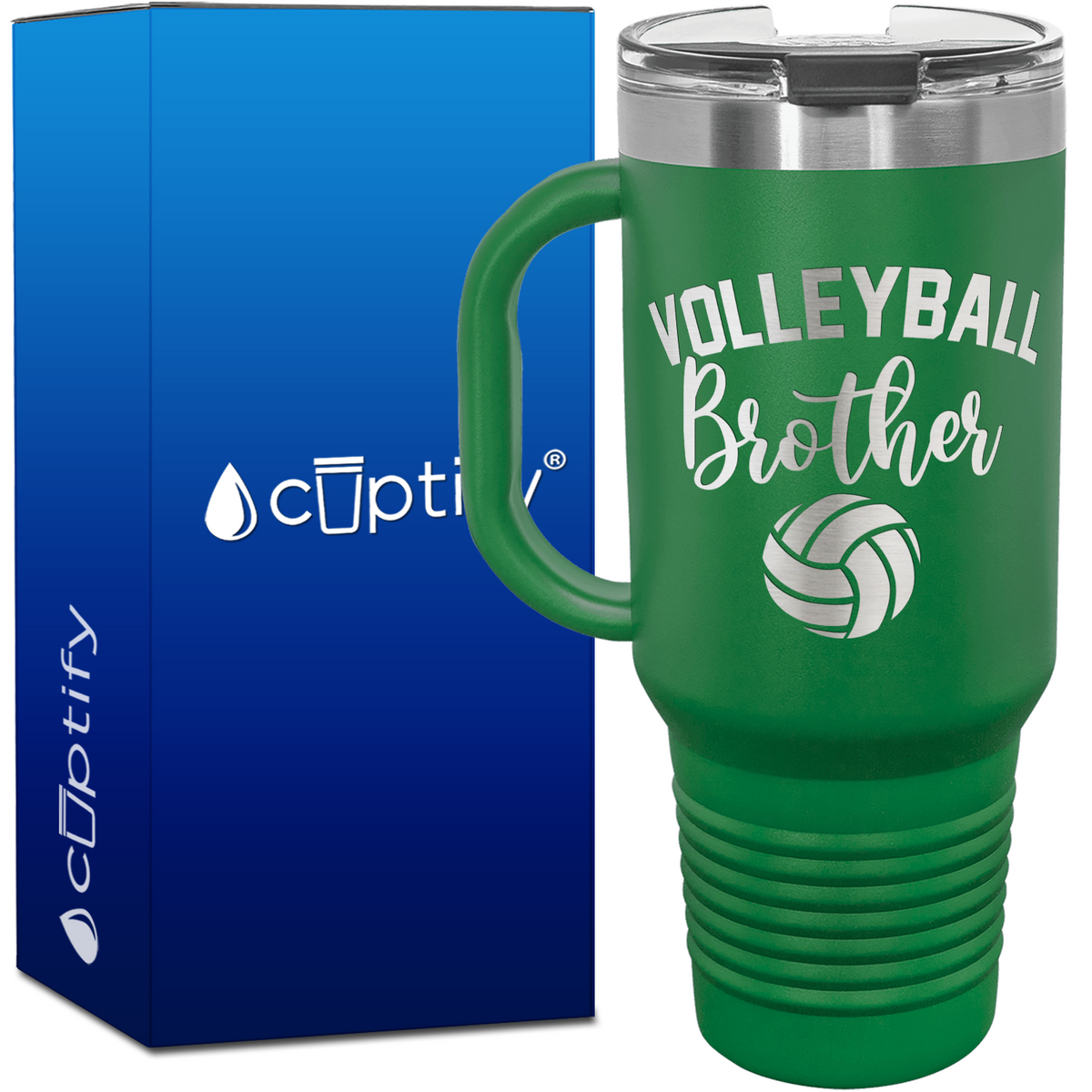 Volleyball Brother 40oz Volleyball Travel Mug