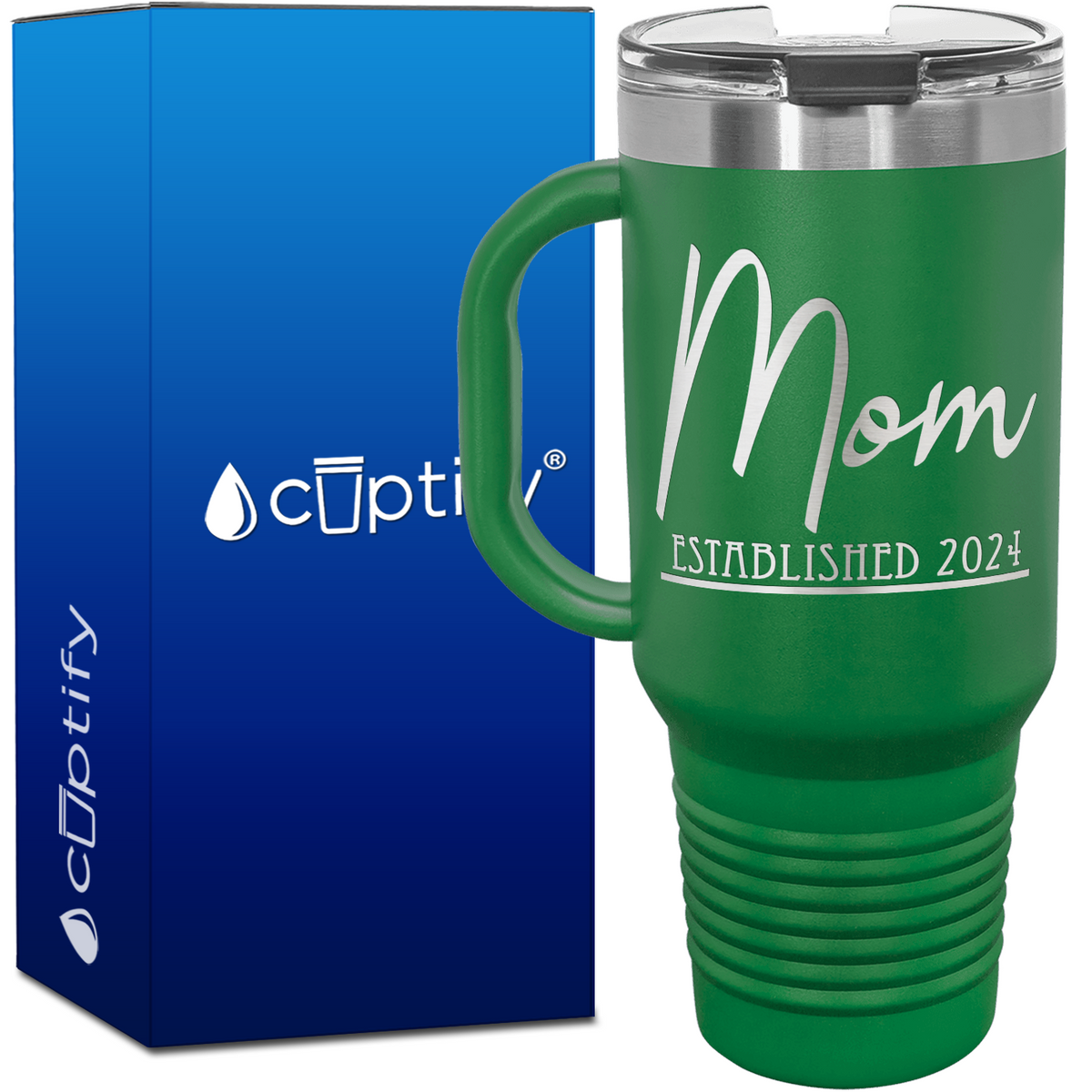 Mom Established 40oz Mom Travel Mug