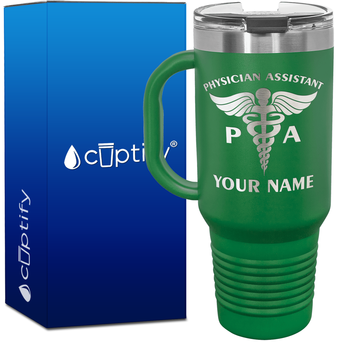 Personalized PA Physician Assistant 40oz Medical Travel Mug