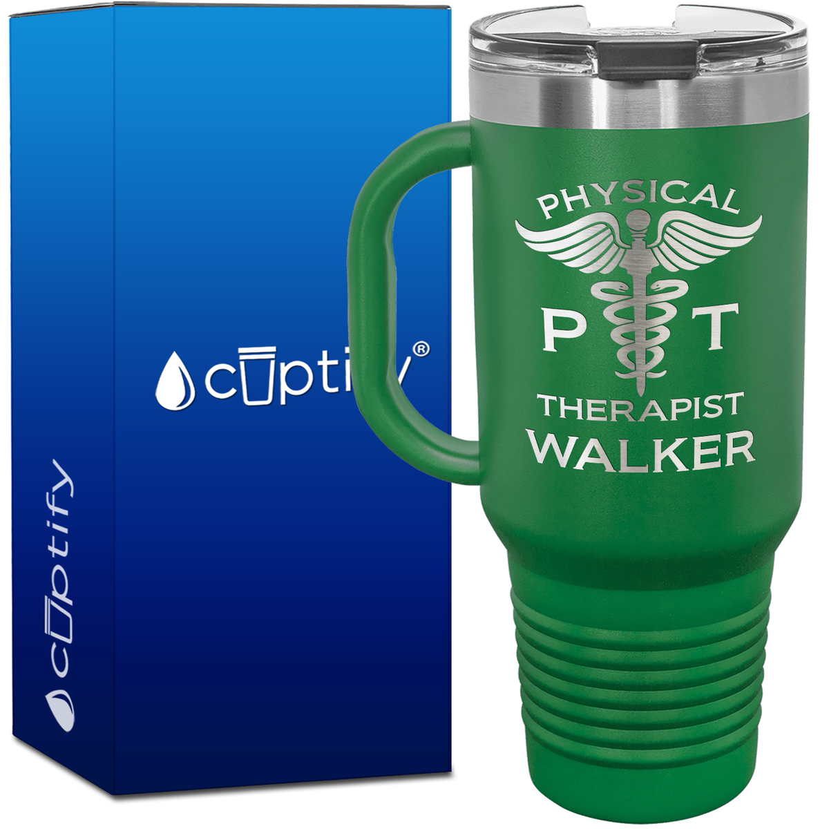 Personalized PT Physical Therapist 40oz Medical Travel Mug