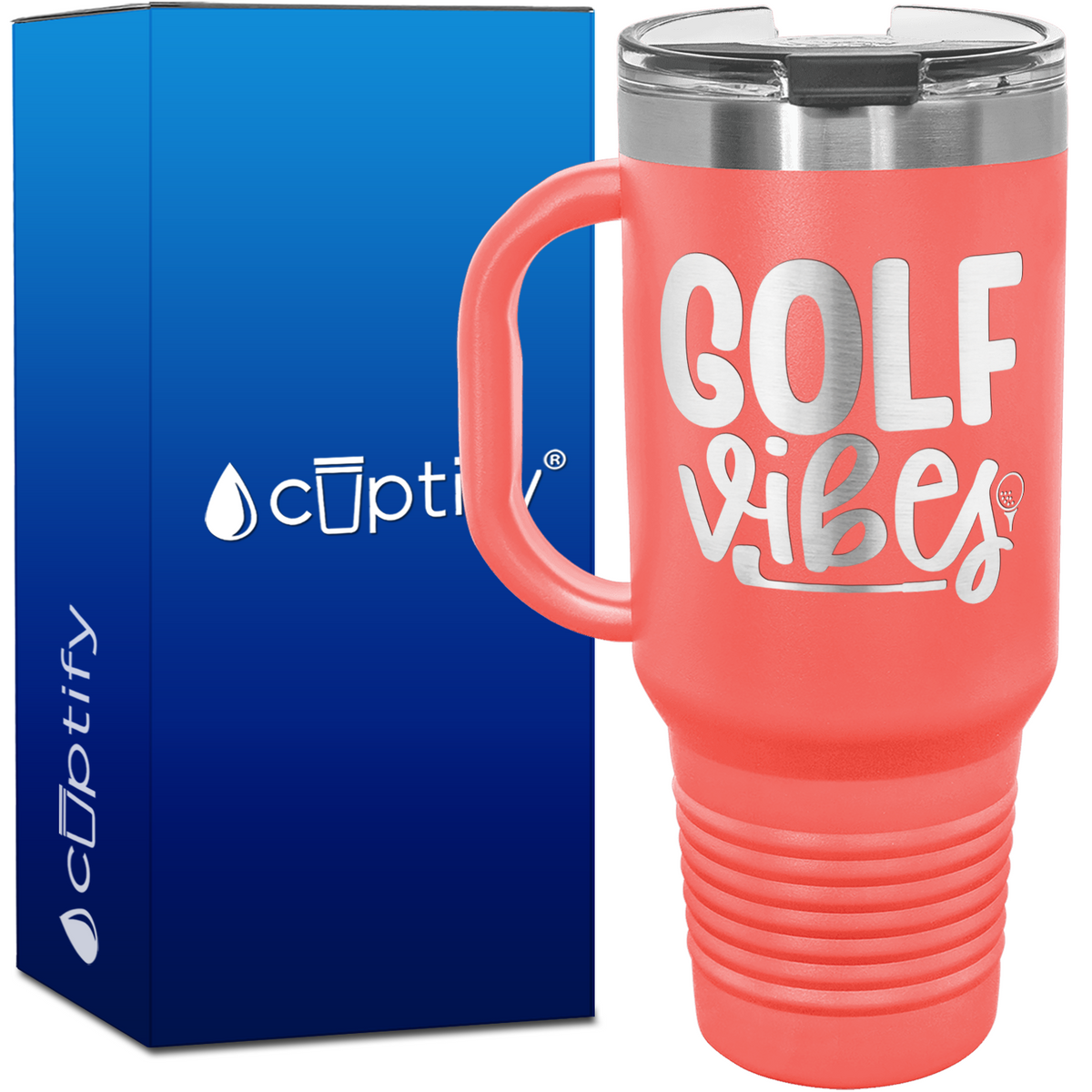 Golf Vibes 40oz Golf Travel Mug