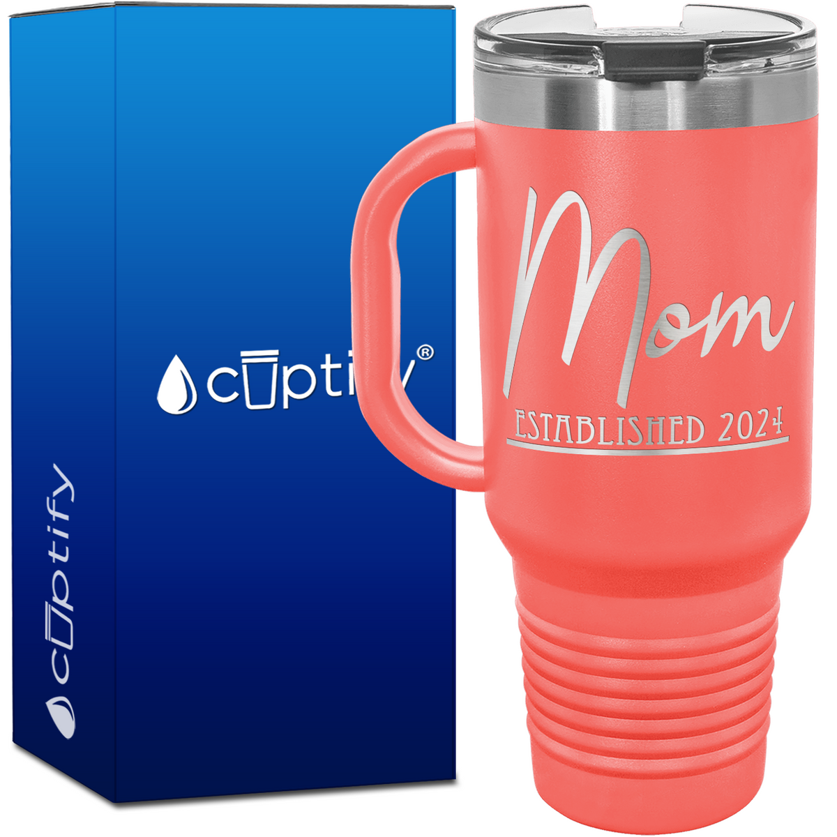 Mom Established 40oz Mom Travel Mug