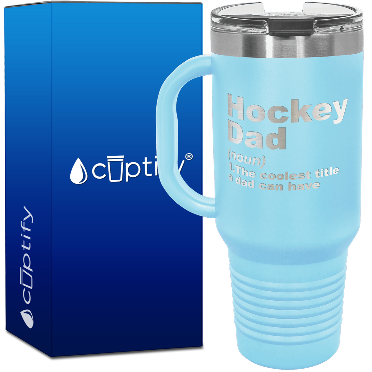 Hockey Dad Definition 40oz Travel Mug