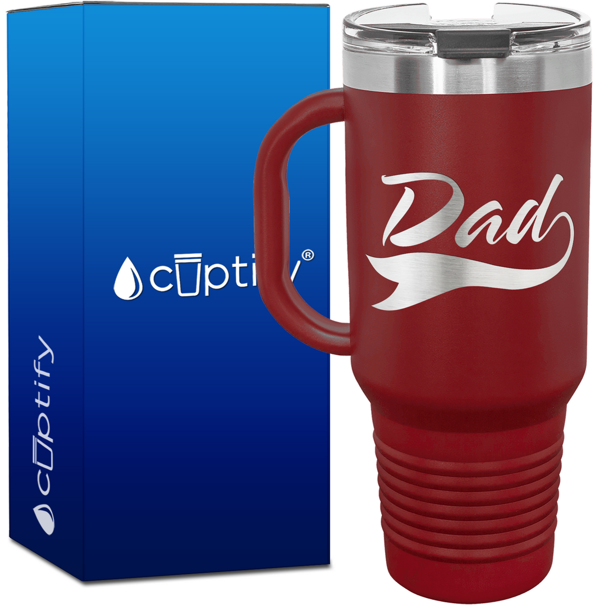 Dad 40oz Dad Travel Mug