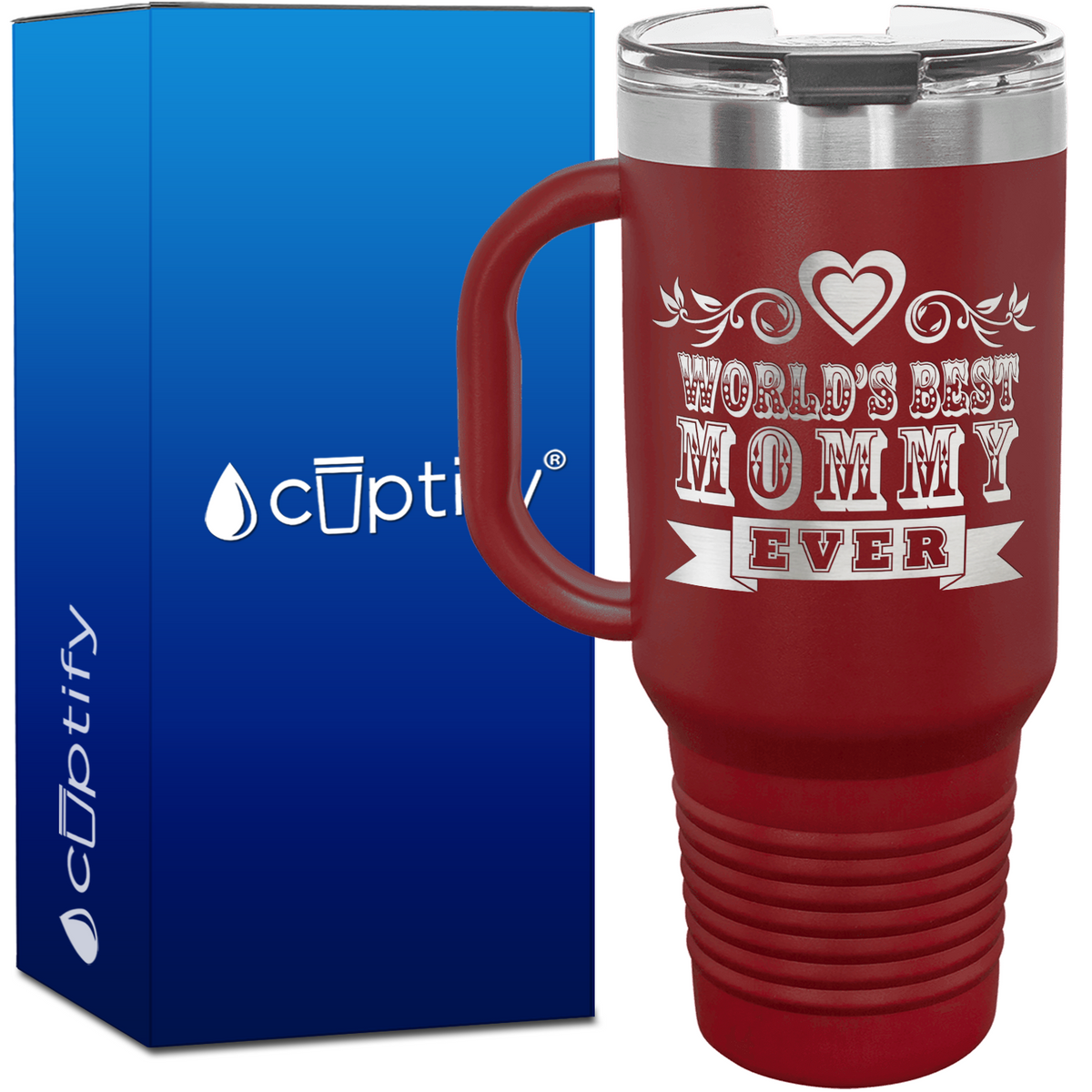 Worlds Best Mom Ever 40oz Mom Travel Mug