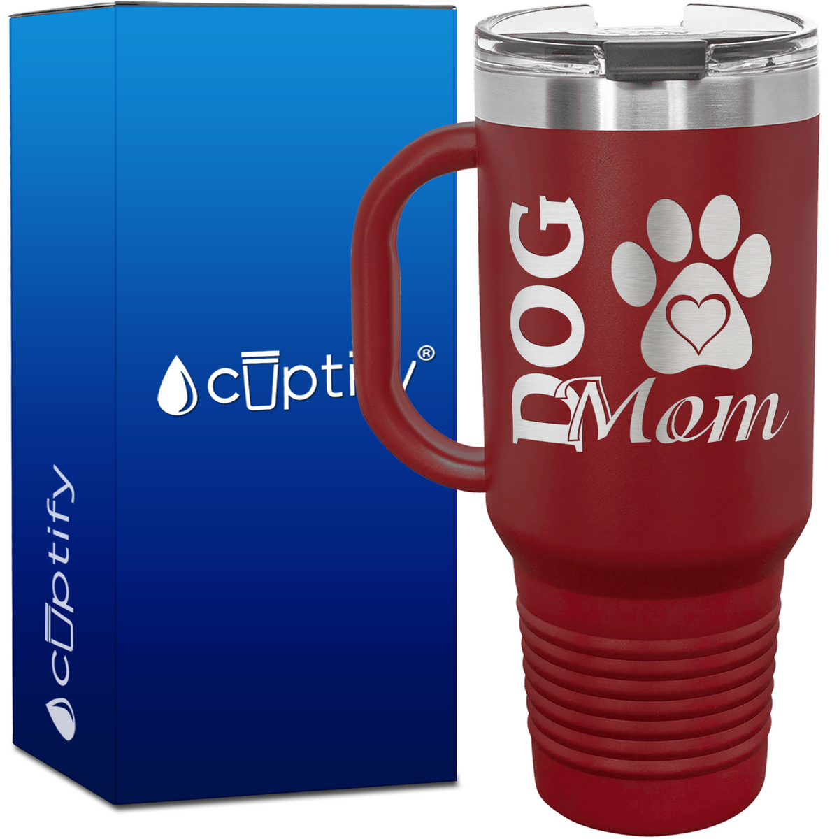 Dog Mom 40oz Mom Travel Mug