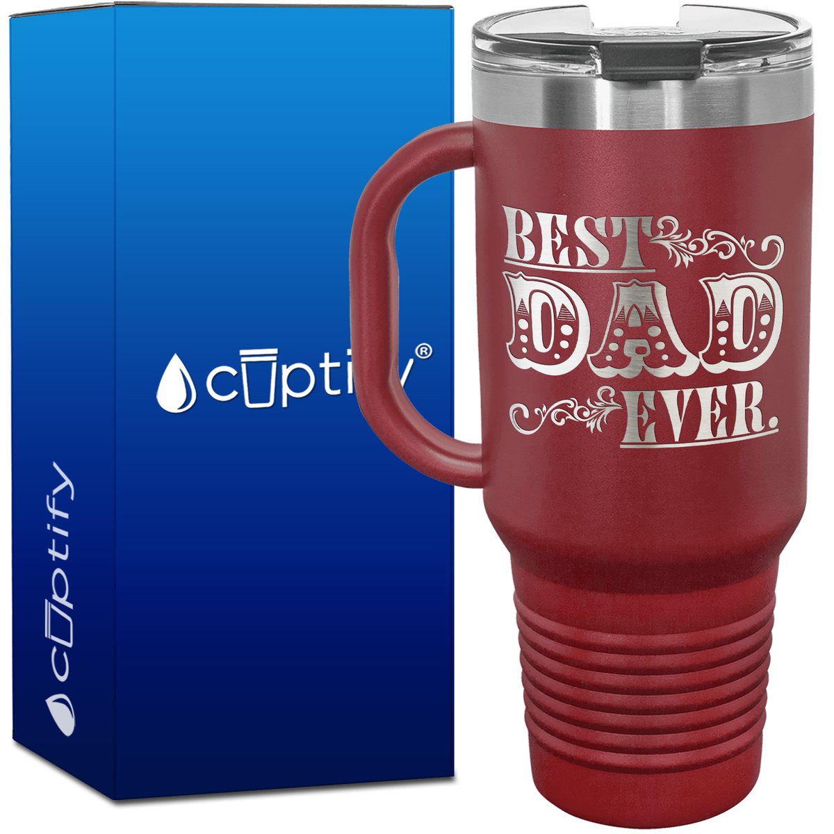 Best Dad Ever 40oz Dad Travel Mug