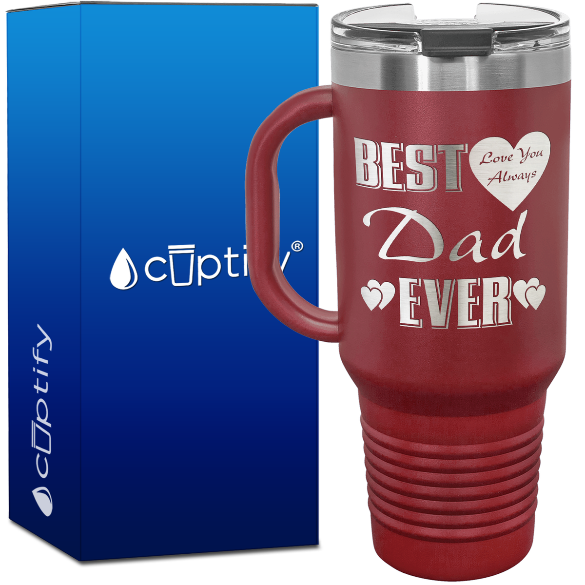 Best Dad Ever Love You Always 40oz Dad Travel Mug