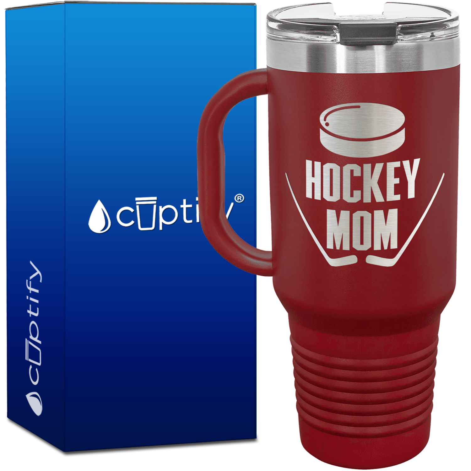 Hockey Mom 40oz Travel Mug