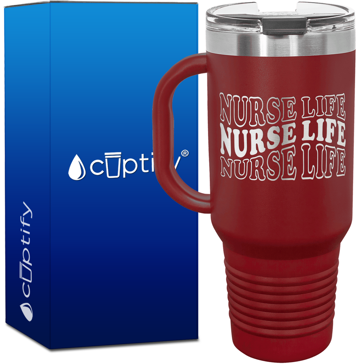 Nurse Life Nurse Life Nurse Life 40oz Nurse Travel Mug
