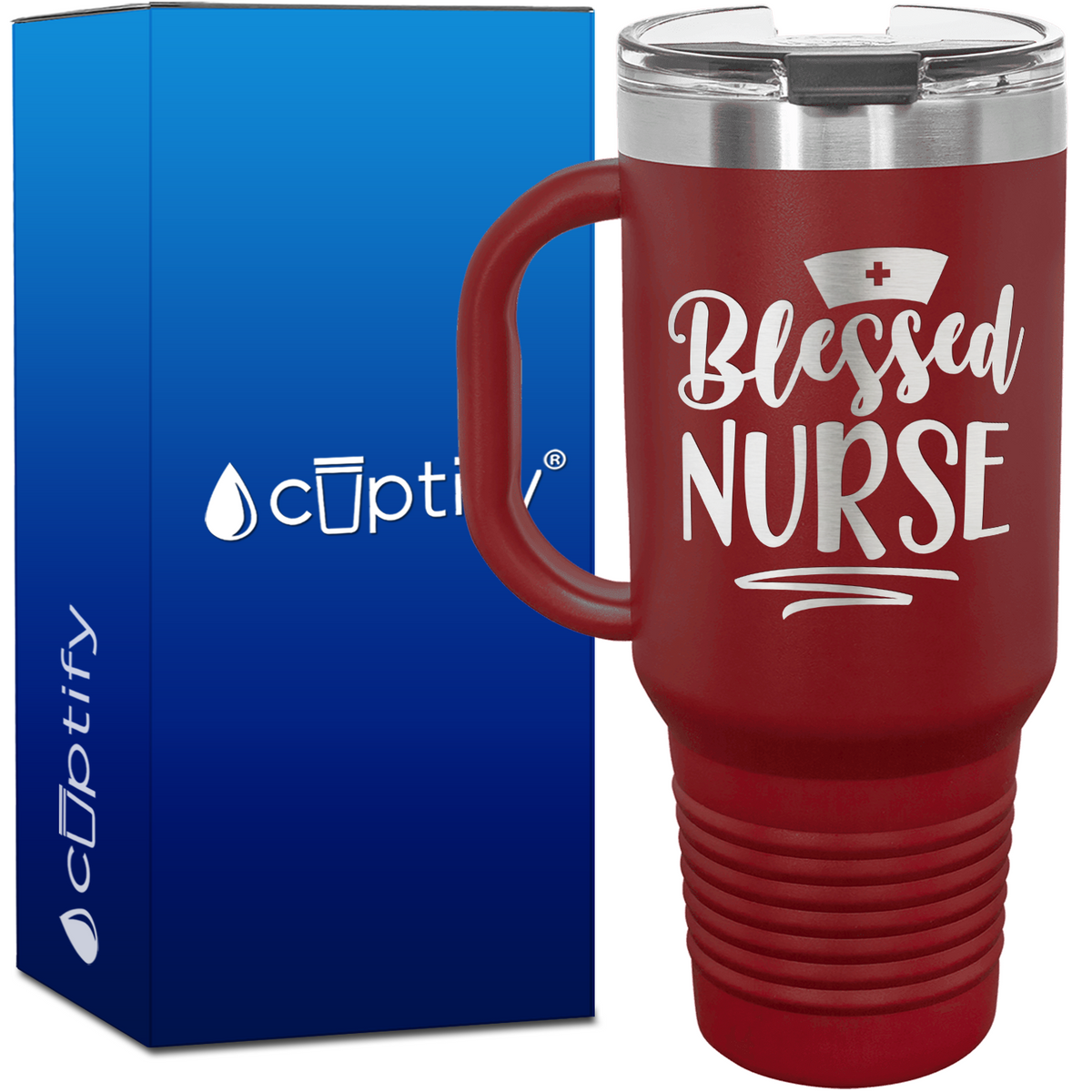 Blessed Nurse 40oz Nurse Travel Mug