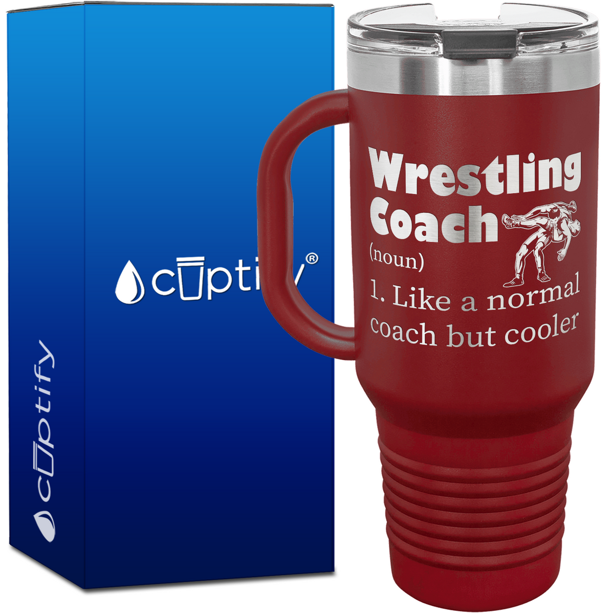 Wrestling Coach Definition 40oz Coach Travel Mug