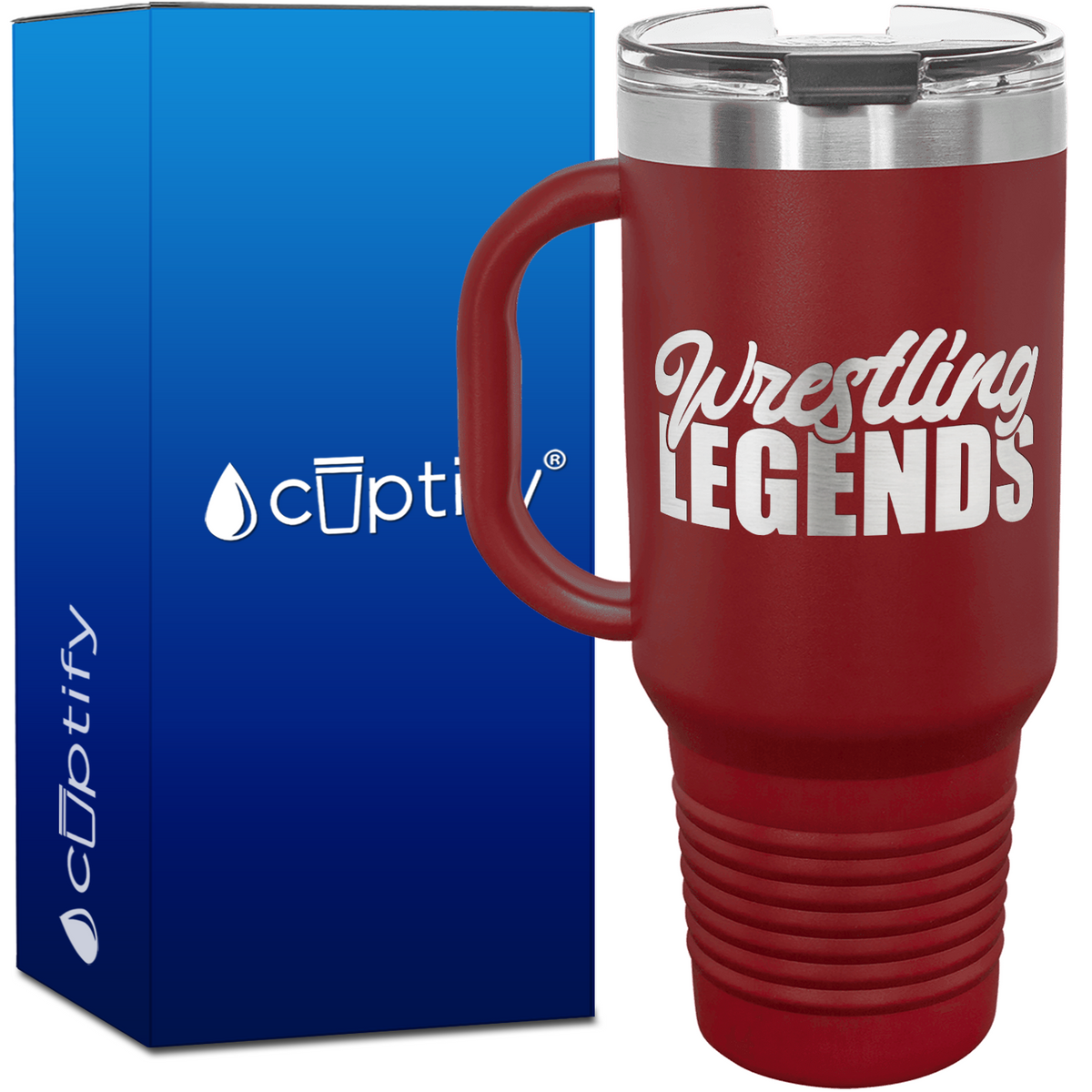 Wrestling Legends 40oz Travel Mug