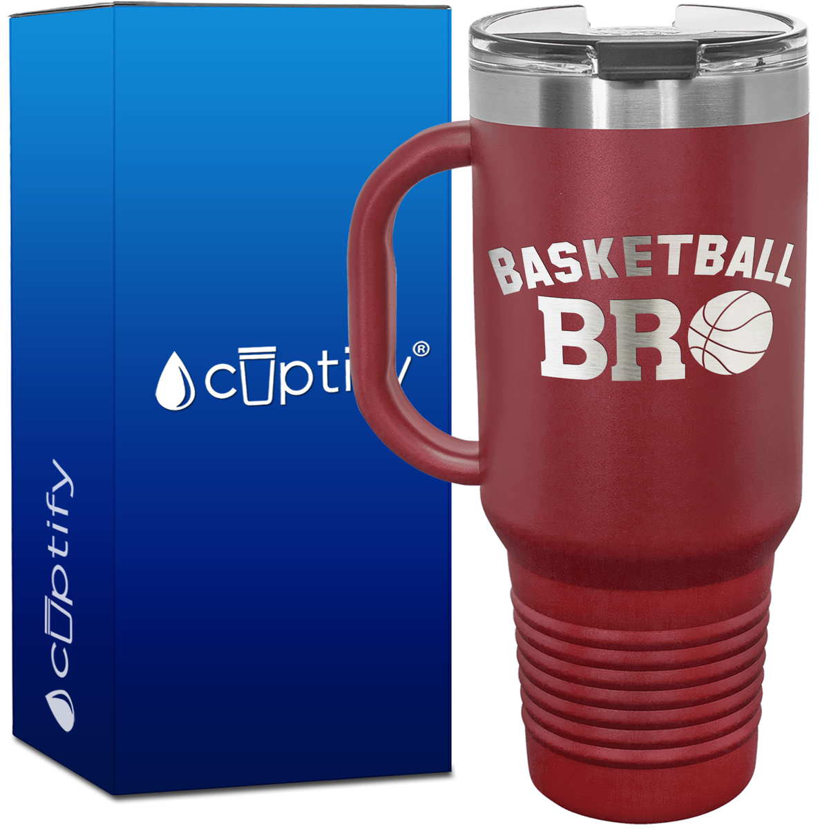 Basketball Bro 40oz Basketball Travel Mug
