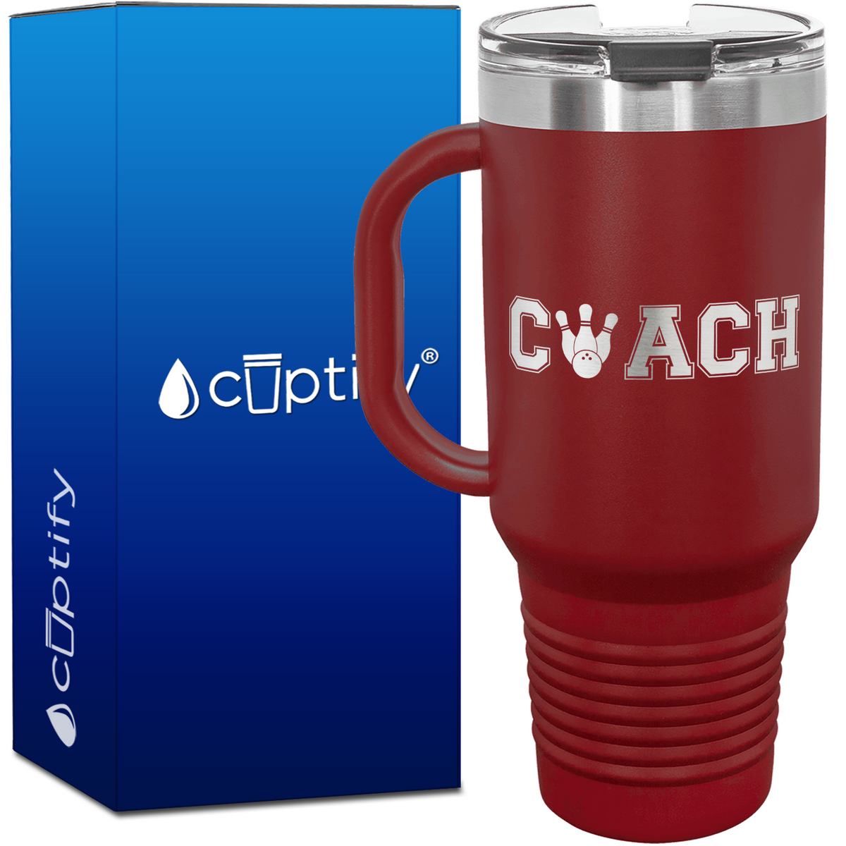 Bowling Coach 40oz Coach Travel Mug