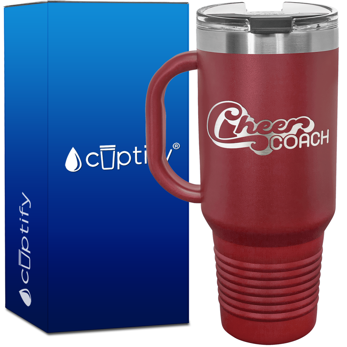 Cheer Coach 40oz Coach Travel Mug