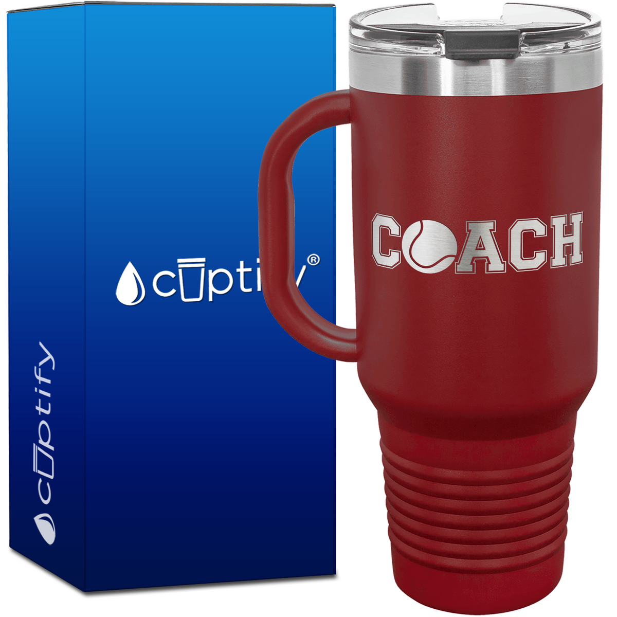 Coach Tennis 40oz Coach Travel Mug