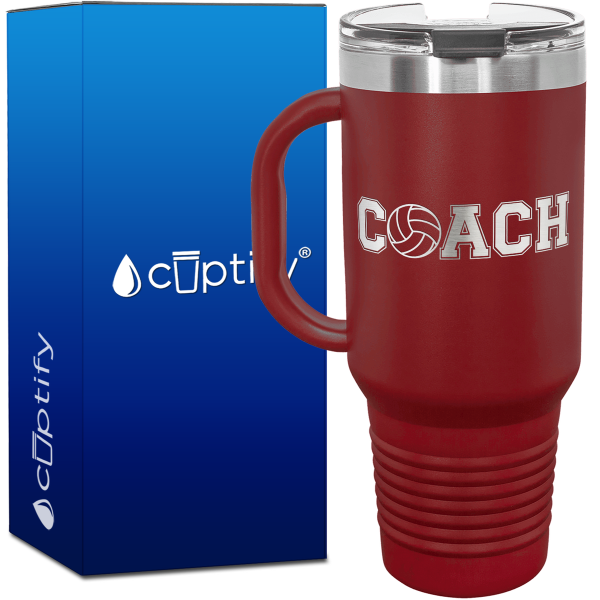 Coach Volleyball 40oz Coach Travel Mug