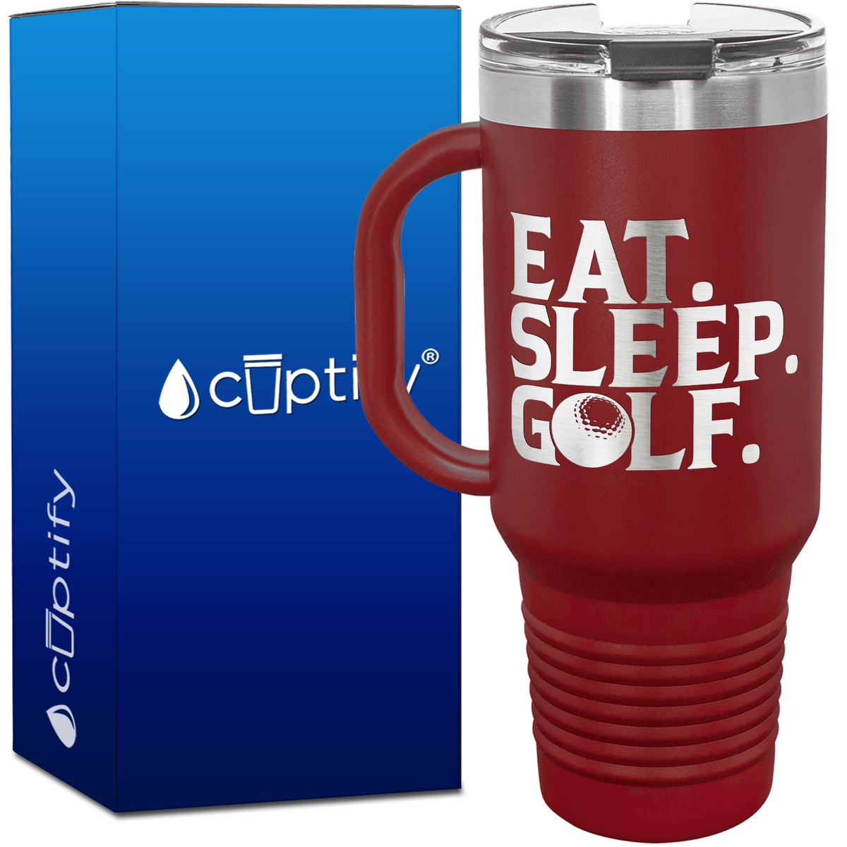 Eat Sleep Golf 40oz Golf Travel Mug