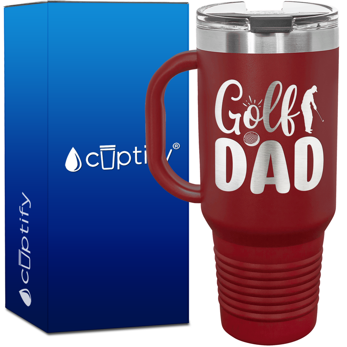 Golf Dad 40oz Golf Travel Mug