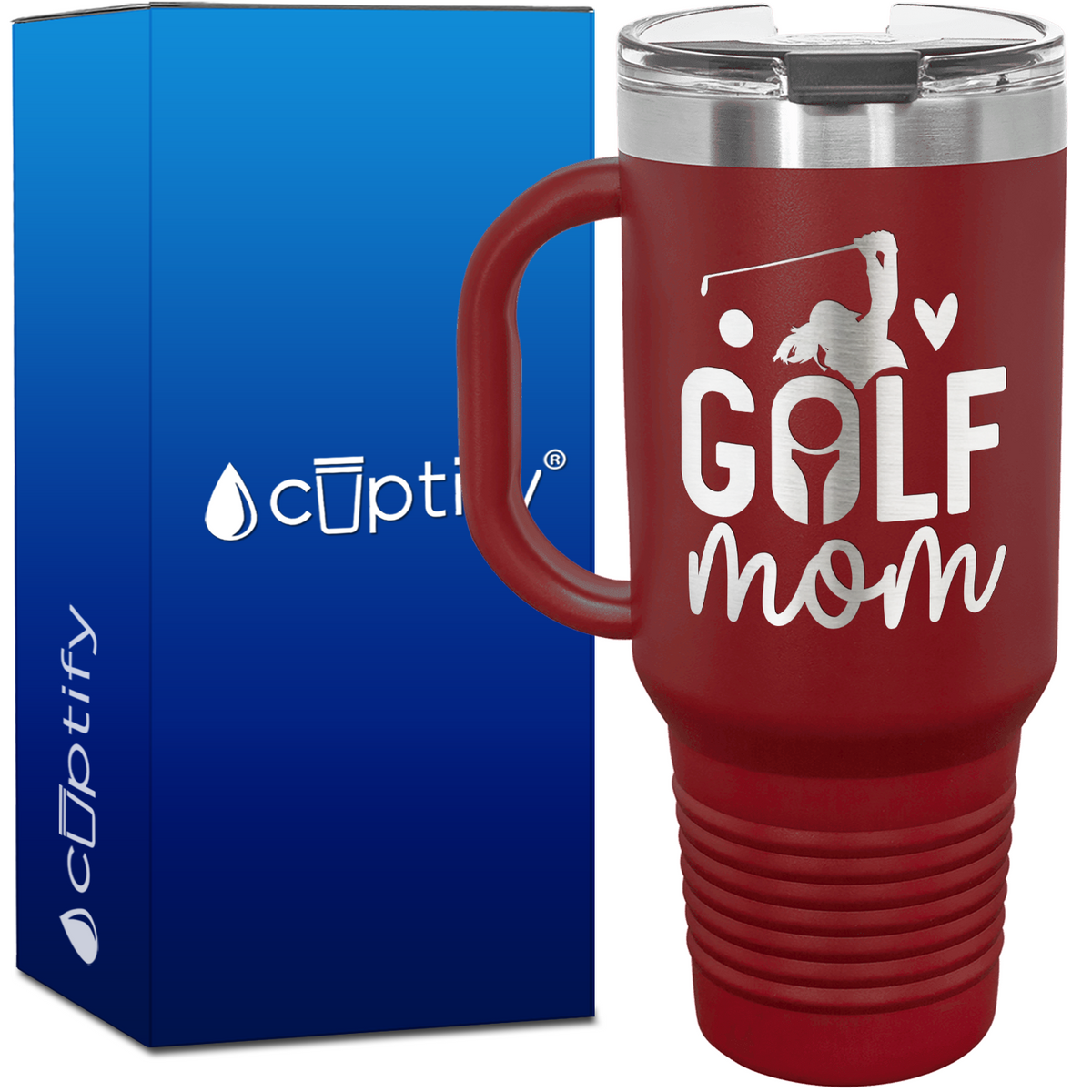 Golf Mom 40oz Golf Travel Mug