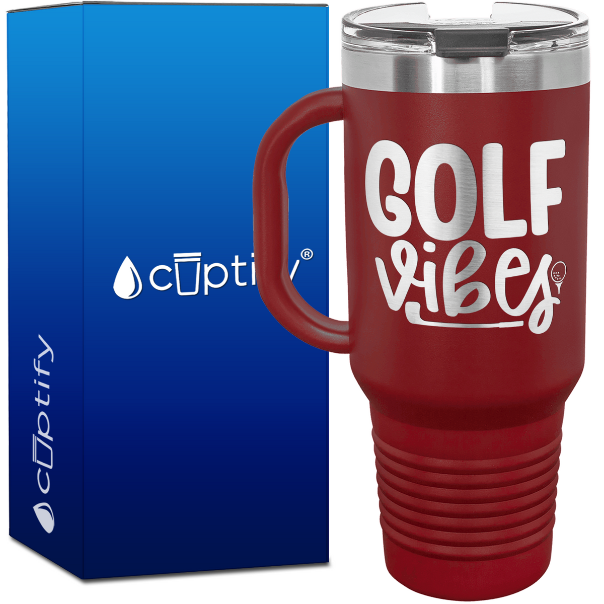 Golf Vibes 40oz Golf Travel Mug