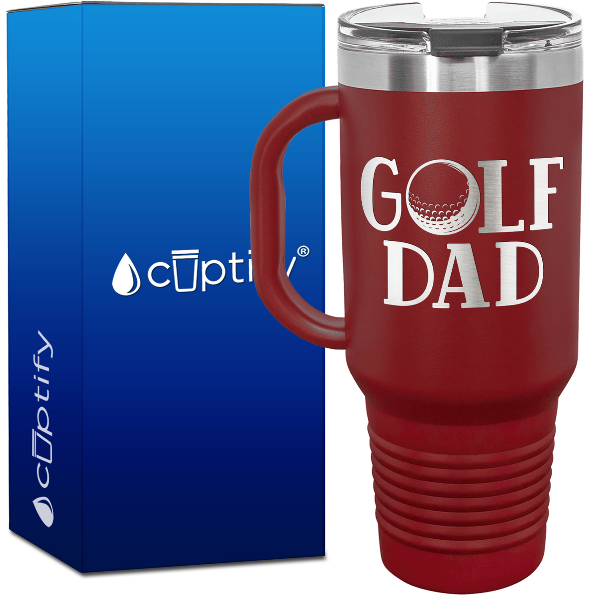 Golf Dad 40oz Golf Travel Mug
