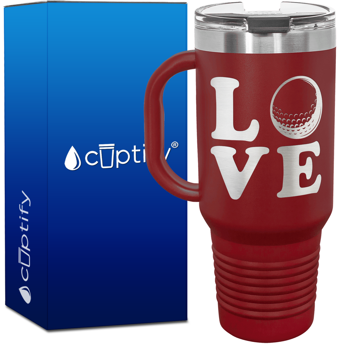 Love Golf 40oz Golf Travel Mug