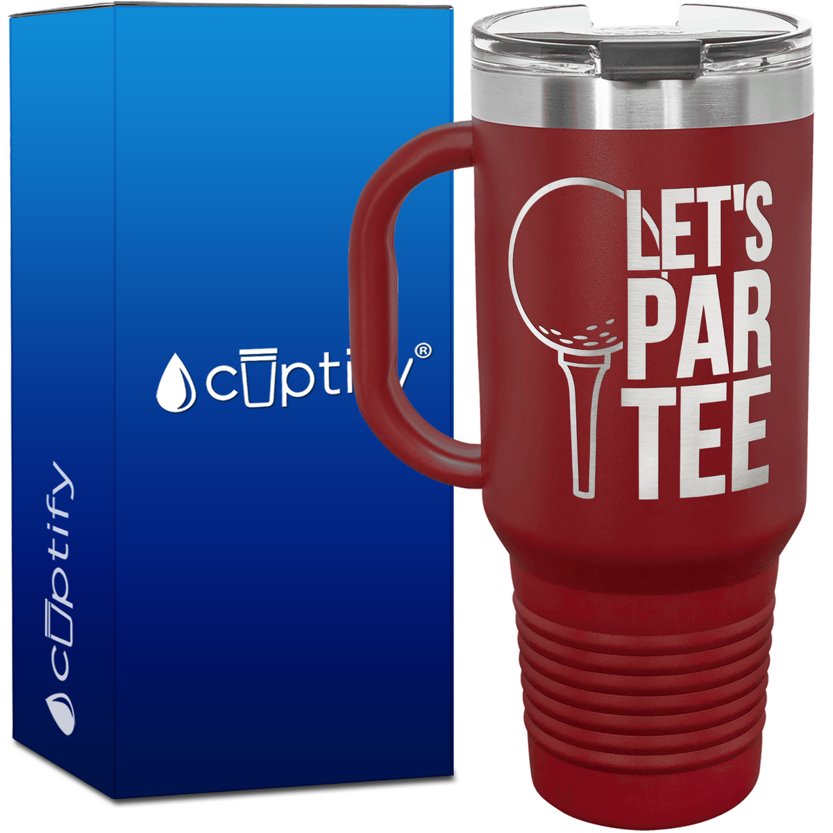 Golf Let's Par Tee 40oz Golf Travel Mug