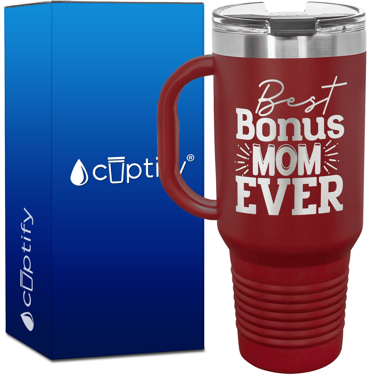 Best Bonus Mom Ever 40oz Mom Travel Mug