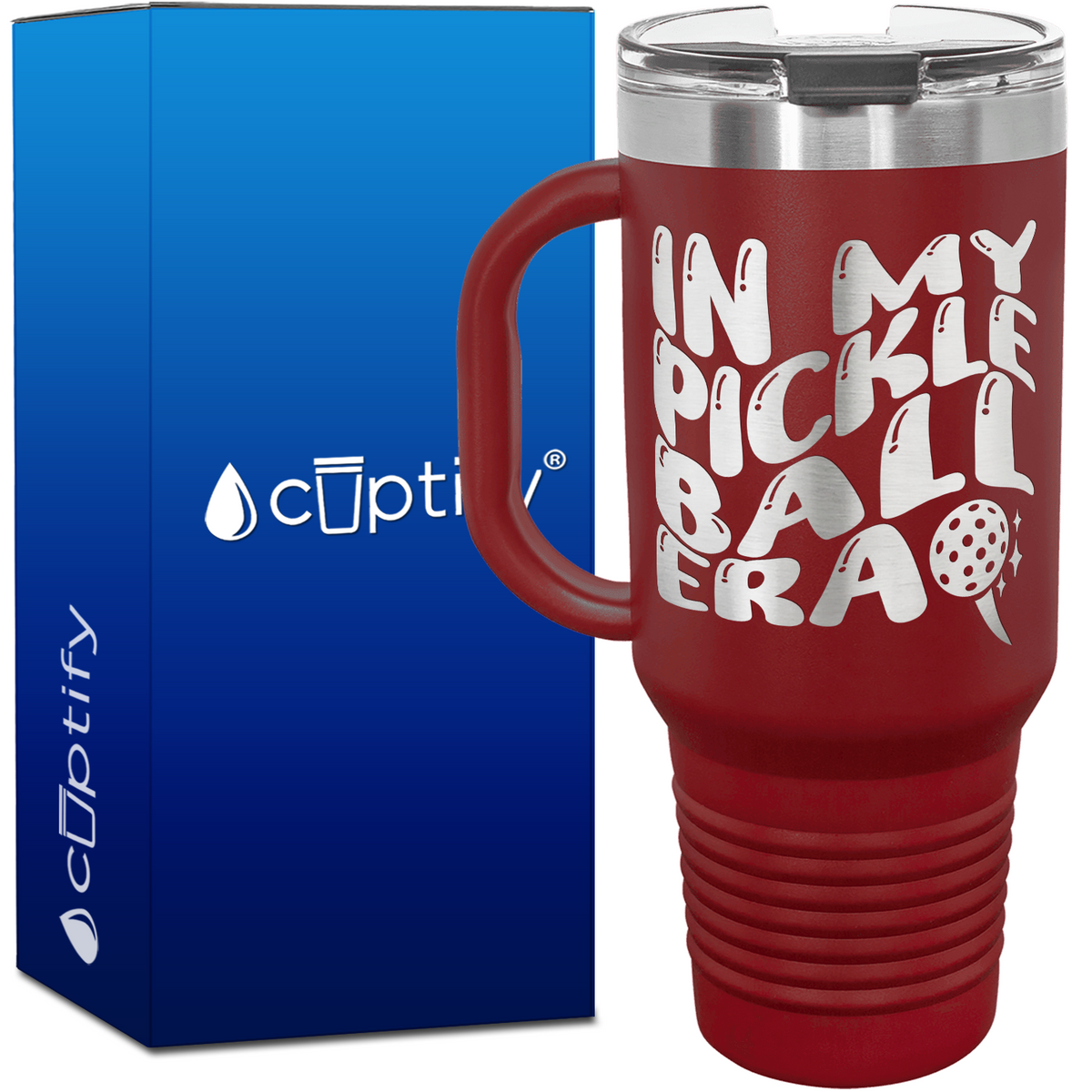In My Pickleball Era 40oz Pickleball Travel Mug
